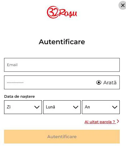 32 rosu casino autentificare