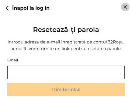 recuperare parolă cazinou 32 rosu
